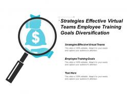 Strategies effective virtual teams employee training goals diversification strategies cpb