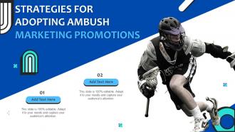 Strategies For Adopting Ambush Marketing Promotions MKT SS V