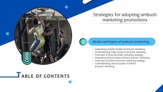 Strategies For Adopting Ambush Marketing Promotions Powerpoint Presentation Slides MKT CD V Pre-designed Compatible