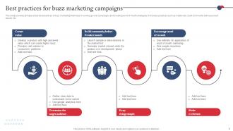Strategies For Adopting Buzz Marketing Promotions Powerpoint Presentation Slides MKT CD V Aesthatic Analytical