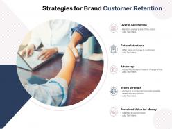 Strategies for brand customer retention