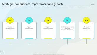 Strategies For Business Improvement And Growth Steps For Business Growth Strategy SS