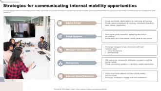 Strategies For Communicating Internal Mobility Opportunities
