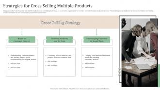 Strategies For Cross Selling Multiple Products Subscription Based Revenue Model