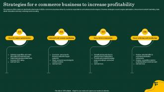 Strategies For E Commerce Business To Increase Profitability