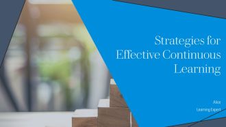 Strategies For Effective Continuous Learning PPT Structure AT