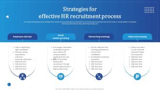 Strategies For Effective HR Recruitment Process Streamlining HR Recruitment Process