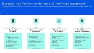 Strategies For Effective Maintenance Of Healthcare Equipment