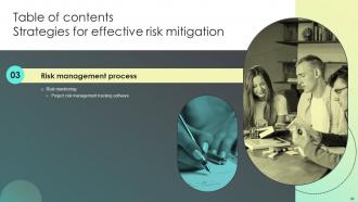 Strategies For Effective Risk Mitigation Powerpoint Presentation Slides Interactive Professionally