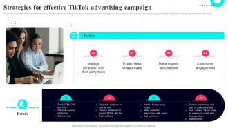 Strategies For Effective TikTok Advertising Campaign TikTok Marketing Guide To Build Brand