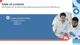 Strategies For Enhancing Hospital Productivity And Efficiency Powerpoint Presentation Slides Strategy CD V Idea Appealing