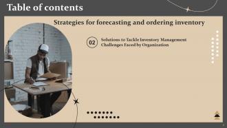 Strategies For Forecasting And Ordering Inventory Powerpoint Presentation Slides Customizable Appealing