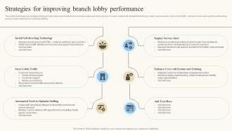 Strategies For Improving Branch Lobby Performance