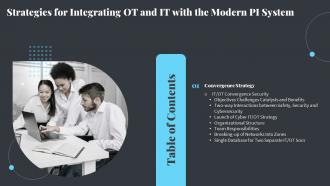Strategies For Integrating Ot And It With The Modern Pi System Table Of Contents