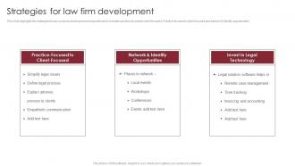 Strategies For Law Firm Development Global Legal Services Company Profile Ppt Styles Background Designs