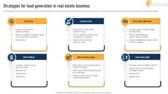 Strategies For Lead Generation In Real Estate Business