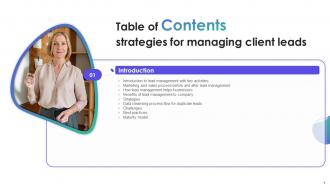 Strategies For Managing Client Leads Powerpoint Presentation Slides Appealing Pre-designed