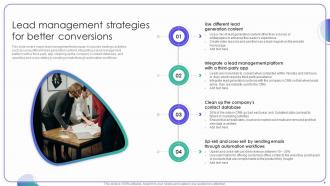 Strategies For Managing Client Leads Powerpoint Presentation Slides Attractive Pre-designed