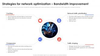 Strategies For Network Optimization Bandwidth Improvement Network Optimization PPT Example