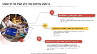 Strategies For Organizing Lead Tracking Process Enhancing Customer Lead Nurturing Process