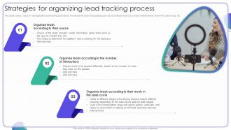 Strategies For Organizing Lead Tracking Process Strategies For Managing Client Leads