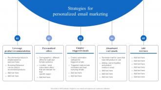 Strategies For Personalized Email Marketing Data Driven Personalized Advertisement