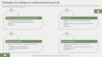 Strategies For Startups To Sustain Business Growth