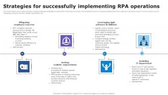 Strategies For Successfully Implementing RPA Operations