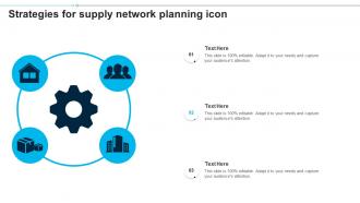 Strategies For Supply Network Planning Icon