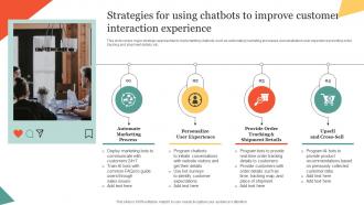 Strategies For Using Chatbots To Improve Customer Interaction Using Interactive Marketing MKT SS V