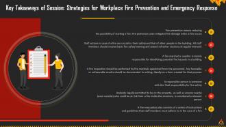 Strategies For Workplace Fire Prevention And Emergency Response Training Ppt Downloadable Template