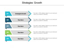 Strategies growth ppt powerpoint presentation slides slideshow cpb