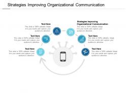 Strategies improving organizational communication ppt powerpoint grid cpb