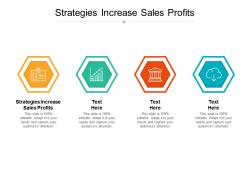 Strategies increase sales profits ppt powerpoint presentation show inspiration cpb