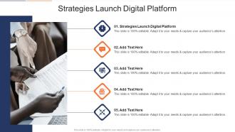 Strategies Launch Digital Platform In Powerpoint And Google Slides Cpb