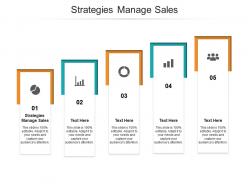 Strategies manage sales ppt powerpoint presentation file example file cpb