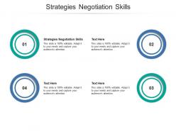 Strategies negotiation skills ppt powerpoint presentation ideas show cpb