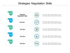 Strategies negotiation skills ppt powerpoint presentation professional graphics example cpb