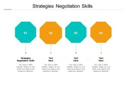 Strategies negotiation skills ppt powerpoint presentation slides show cpb