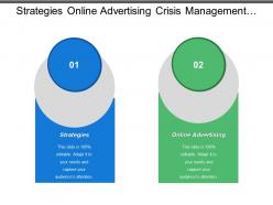 Strategies online advertising crisis management plan communication skills