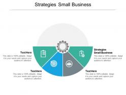 Strategies small business ppt powerpoint presentation pictures summary cpb