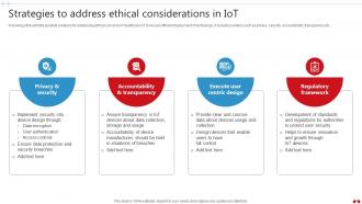 Strategies To Address Ethical Considerations Transforming Healthcare Industry Through Technology IoT SS V