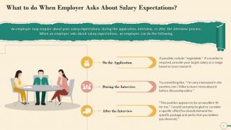 Strategies To Answer Salary Expectations Answer Training Ppt