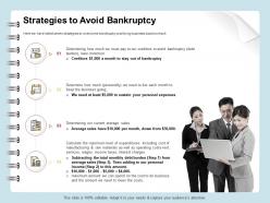 Strategies to avoid bankruptcy expenses ppt gallery