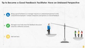 Strategies To Become Good Feedback Facilitator Training Ppt Attractive Template