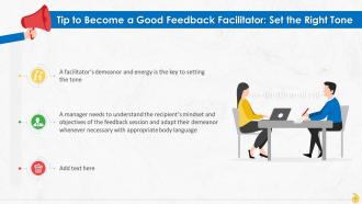 Strategies To Become Good Feedback Facilitator Training Ppt Graphical Template