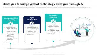 Strategies To Bridge Global Technology Skills Gap Through AI