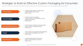 Strategies To Build An Effective Custom Packaging For Consumers