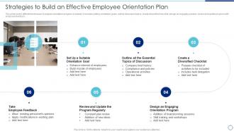 Strategies To Build An Effective Employee Orientation Plan