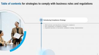 Strategies To Comply With Business Rules And Regulations Strategy CD V Downloadable Impressive